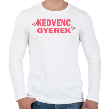 PRINTFASHION Kedvenc gyerek! - Férfi hosszú ujjú póló - Fehér férfi póló