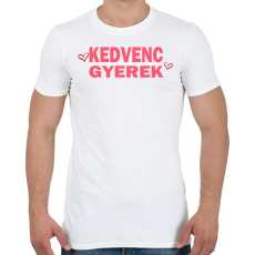 PRINTFASHION Kedvenc gyerek! - Férfi póló - Fehér