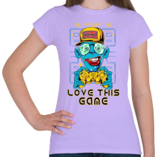 PRINTFASHION Kedvenc játékom - Női póló - Viola női póló