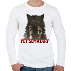 PRINTFASHION Kedvencek temetője - Férfi hosszú ujjú póló - Fehér