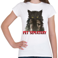 PRINTFASHION Kedvencek temetője - Női póló - Fehér női póló