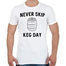 PRINTFASHION keg day - Férfi póló - Fehér férfi póló