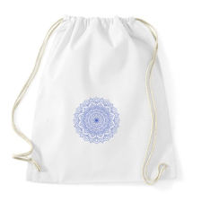 PRINTFASHION Kék mandala - Sportzsák, Tornazsák - Fehér tornazsák