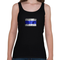 PRINTFASHION Kéksáv minimál - Női atléta - Fekete