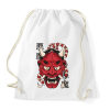 PRINTFASHION Keleti démon maszk - Sportzsák, Tornazsák - Fehér