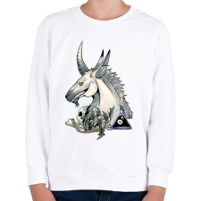 PRINTFASHION Kelpi - Gyerek pulóver - Fehér gyerek pulóver, kardigán