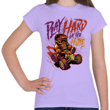 PRINTFASHION Kemény játék - Női póló - Viola női póló