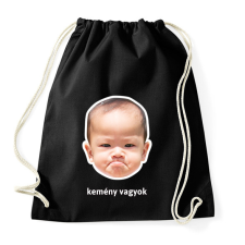 PRINTFASHION kemény vagyok 2 - Sportzsák, Tornazsák - Fekete tornazsák