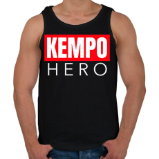 PRINTFASHION KEMPO HERO - Férfi atléta - Fekete