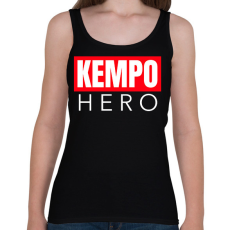PRINTFASHION KEMPO HERO - Női atléta - Fekete