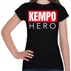 PRINTFASHION KEMPO HERO - Női póló - Fekete