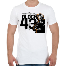 PRINTFASHION Ken Block narancs - Férfi póló - Fehér