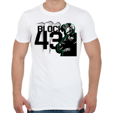 PRINTFASHION Ken Block zöld - Férfi póló - Fehér férfi póló