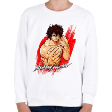 PRINTFASHION kengan ashura - Gyerek pulóver - Fehér gyerek pulóver, kardigán