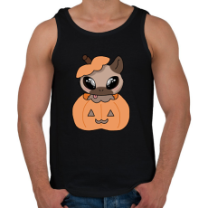PRINTFASHION Kenny, a capybara tökben - Férfi atléta - Fekete