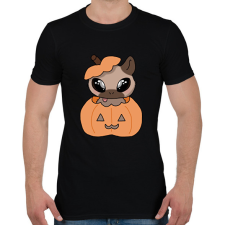 PRINTFASHION Kenny, a capybara tökben - Férfi póló - Fekete férfi póló