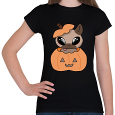 PRINTFASHION Kenny, a capybara tökben - Női póló - Fekete