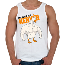 PRINTFASHION Kenyér - Férfi atléta - Fehér atléta, trikó
