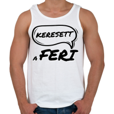 PRINTFASHION KERESETT A FERI - Férfi atléta - Fehér