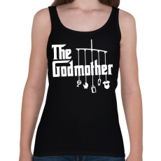 PRINTFASHION Keresztanya - The Godmother - Női atléta - Fekete