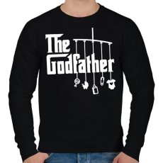 PRINTFASHION Keresztapa - The Godfather - Férfi pulóver - Fekete