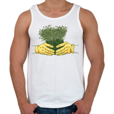 PRINTFASHION Kertész - Férfi atléta - Fehér atléta, trikó