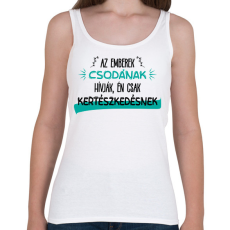 PRINTFASHION Kertészkedés - Női atléta - Fehér