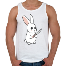 PRINTFASHION Késes nyúl - Férfi atléta - Fehér atléta, trikó