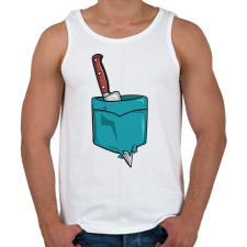 PRINTFASHION Késes zseb - Férfi atléta - Fehér atléta, trikó