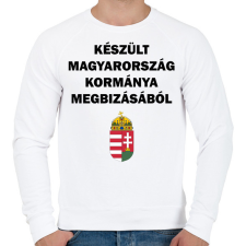 PRINTFASHION Készült... - Férfi pulóver - Fehér férfi pulóver, kardigán