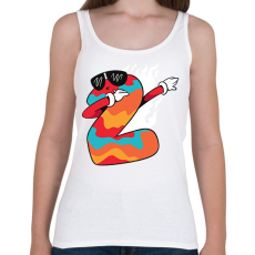 PRINTFASHION Kétéves - Női atléta - Fehér