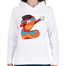 PRINTFASHION Kétéves - Női kapucnis pulóver - Fehér női pulóver, kardigán