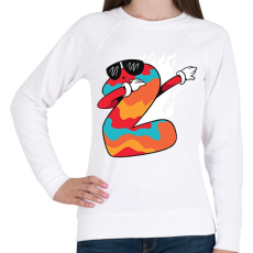 PRINTFASHION Kétéves - Női pulóver - Fehér