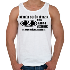 PRINTFASHION Kétféle sofőr: Lada - Férfi atléta - Fehér atléta, trikó