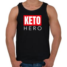 PRINTFASHION KETO HERO - Férfi atléta - Fekete atléta, trikó