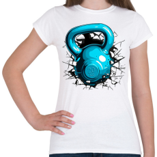 PRINTFASHION Kettleball - Női póló - Fehér