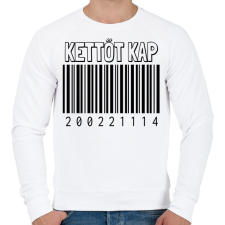 PRINTFASHION Kettőt kap - Férfi pulóver - Fehér férfi pulóver, kardigán