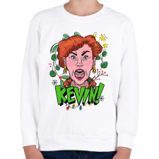 PRINTFASHION KEVIN - Gyerek pulóver - Fehér gyerek pulóver, kardigán