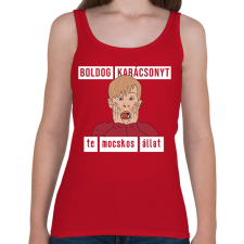 PRINTFASHION Kevin - Női atléta - Cseresznyepiros női trikó