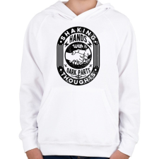 PRINTFASHION Kézfogás - Gyerek kapucnis pulóver - Fehér gyerek pulóver, kardigán
