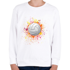 PRINTFASHION Kézilabda  - Gyerek pulóver - Fehér gyerek pulóver, kardigán
