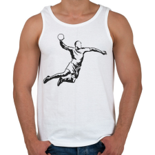 PRINTFASHION Kézilabdázó  - Férfi atléta - Fehér atléta, trikó