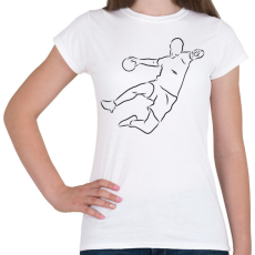 PRINTFASHION Kézilabdázó - Női póló - Fehér