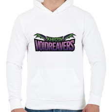 PRINTFASHION Kha'Zix - Férfi kapucnis pulóver - Fehér