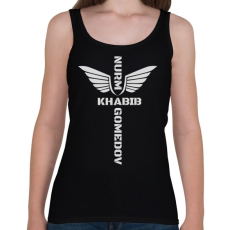 PRINTFASHION Khabib Nurmagomedov - Női atléta - Fekete