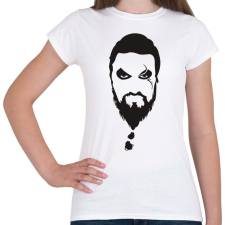 PRINTFASHION Khal Drogo arca 2. - Női póló - Fehér női póló
