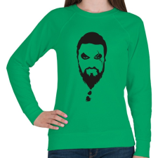 PRINTFASHION Khal Drogo arca 2. - Női pulóver - Zöld női pulóver, kardigán