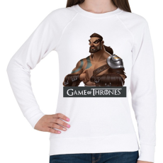PRINTFASHION Khal Drogo - Női pulóver - Fehér
