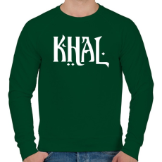PRINTFASHION KHAL - Férfi pulóver - Sötétzöld