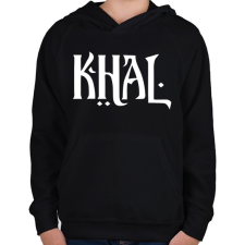 PRINTFASHION KHAL - Gyerek kapucnis pulóver - Fekete gyerek pulóver, kardigán